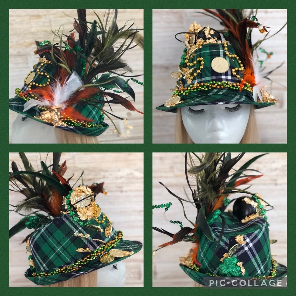 Plaid Fedora St. Patrick’s Day-